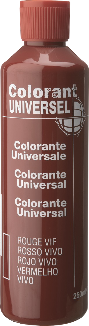 Colorant universel pour peinture rouge vif 250ml